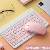 Ultra-slim Wireless Keyboard and Mouse Set, Portable BT Keyboard and Mouse