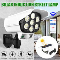 2 In1 77 Smd Solar Powered Light Security Simulation Dummy Camera Solar