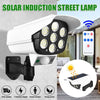 2 In1 77 Smd Solar Powered Light Security Simulation Dummy Camera Solar
