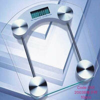 Personal Body Weight Scale Digital Electronic Tempered Glass - Transparent