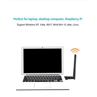 Usb Wireless Network Adapter 300Mbps WiFi Dongle with Antenna 802.11n/g/b