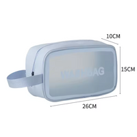 3pcs Portable Travel Wash Bag Female Transparent Waterproof Makeup Storage