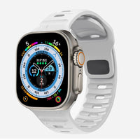 Strap for Apple Watch Band 49mm 44mm 45mm 41mm 40mm 42mm 38mm Soft Silicone