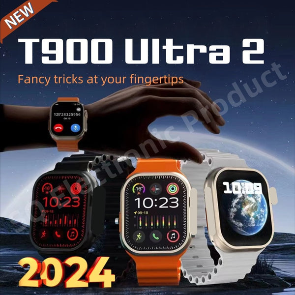 Ultra 2 T900 Biggest Infinite Display Smart Watch with Bluetooth Calling