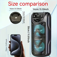 Gts 1550 4 Inch Dual Speaker Portable Bluetooth Speaker FM USB Memory Card