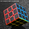 Carbon Fiber Sticker 3x3x3 Magic Cube Professional Speed Cubo Magico
