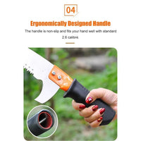 Double Side Pruning Saw Curved Blade Hand Saw | Professional Pruning Saw