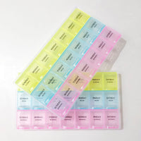 Weekly Pill Box (3 Compartments) 7 Days Storage
