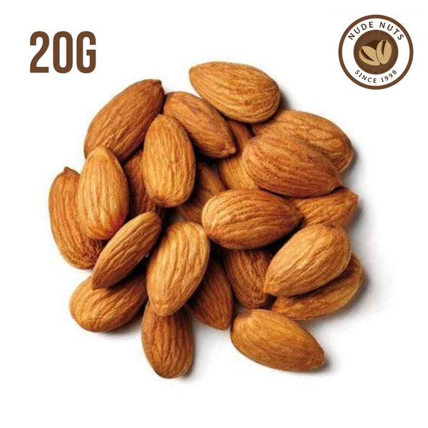 Nude Nuts Premium Californian Almond Badam Nuts 20g