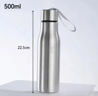 Stainless Steel Water Cup Outdoor Travel Water Bottle Metal Thermos Cup with