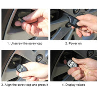 Mini Car Tire Tyre Wheel Air Pressure Gauge Tester Digital Mini Portable LCD