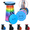 Retractable Folding Stool for Camping Fishing Height Adjustable - Banco