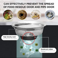 1 Kitchen Sink Filter Plug, 2-in-1 Filter, Kitchen Sink Woven Filter and