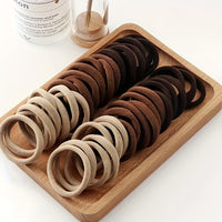 50pcs Soft Elastic Hair Ties Hair Bands Decorative Hair Accessories Set for
