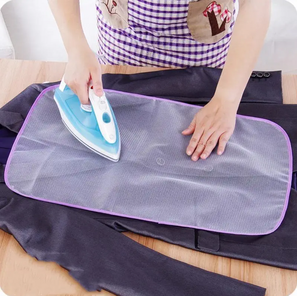 Durable Ironing Mesh Pad Protective Insulation for Safe Ironing, Prevents