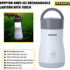 Home Saving Portable Rechargeable Krypton Kne5183 Emergency Lantern with Torch