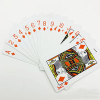 Personalized Plastic Playing Royal / Poker Cards Waterproof & Tear-Resistant