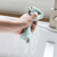 1pc Super Absorbent Microfiber Kitchen Dish Cloth for Household Cleaning Towels