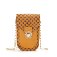 Fashion Female Shoulder Bag Retro Small Polka Embroidered Solid Color Chain