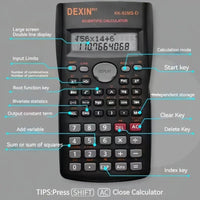 Advanced Scientific Calculator with 240 Functions Portable Math &