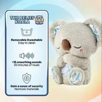 Breathing Plush Bear Otter Doll Newborn Soothing Sleep Playmate Children's