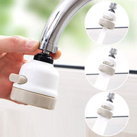 360 Rotating Kitchen Tap Extension 3 Modes Adjustment Abs Water Saving Tap