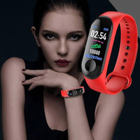 M3 Smart Watch Fitness Tracker with 0.96 Inch OLED Touch Scree Waterproof