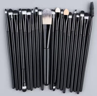 20pcs Premium Makeup Brush Set - Professional Eye, Foundation, Powder