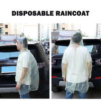 Disposable Rain Coat Yellow & Blue Unisex