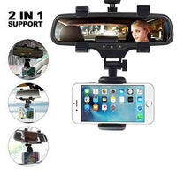 Adjustable Car Rearview Mirror Mount Mobile Phone Holder Stand Universal