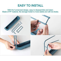Kitchen Sink Holder Rubber Sponge Wash Cloth Storage Rack