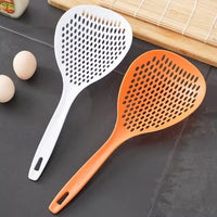 1pcs Household Kitchen Tool Food Straining Spoon Skimmer Anti-scald Plastic