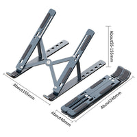 Aluminum Alloy Stainless Steel Adjustable 11 - 17 Inch Notebook Holder