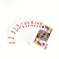 Premium Poker Size Playing Cards with 21 Points, Euchre and Canasta Standard