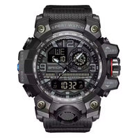Sport Watch Waterproof S-Sport Watch 4 Colours Piaoma Dual Time