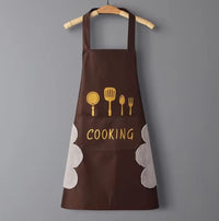 Apron Waterproof Oilproof Can Wipe Hands Kitchen Work Clothes Home Cooking