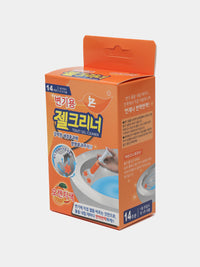 6 Flavors Toilet Cleaner Gel Deodorant Air Freshener Toilet Flower Gel Stamp