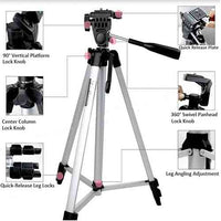 Tripod Camera Stand and Mobile Stand Tf-3110 & 330a Tripod - 5 Feet.