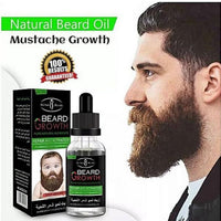 Men Liquid Beard Mustache Growth Essential Oil Fast Enhance Facial Whiskers 40ml