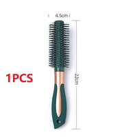 Anti-static Smooth 4pc Hair Air Cushion Comb Dark Green Plastic Comb Scalp