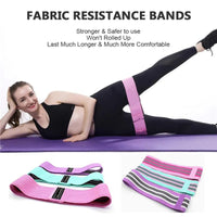 3pcs/set Non-Slip Elastic Band Set Fitness Hip Ring Hip Bands, Fitness