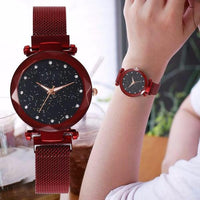 Starry Sky Girls Ladies Magnet Rose Gold Black Gold Blue Purple Red Bronze