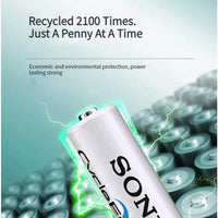 Aa Sonny Rechargeable Battery 4 Pcs - Aa Rechargeable NiMH Battery 4600 mAh