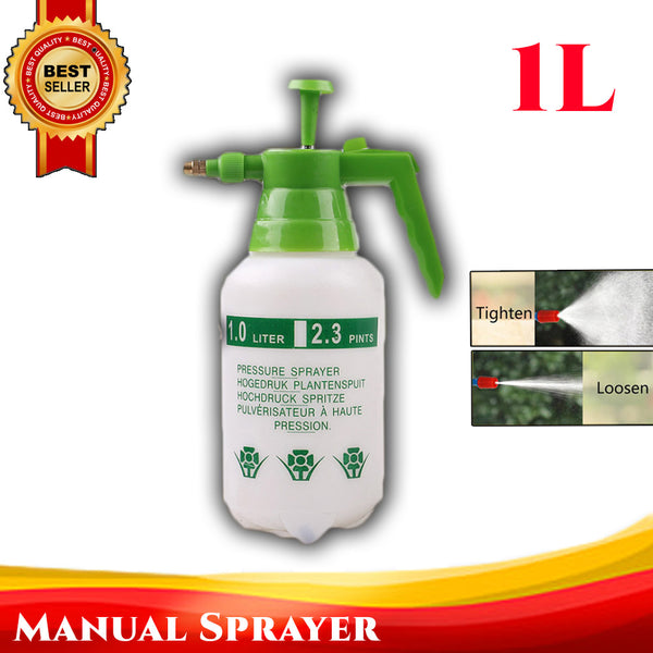 1l Manual Water Spray Gun for Gardening and Watering Systems - Versatile