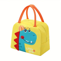 Cartoon Thermal Insulation Lunch Bags Oxford Fresh Cooler Pouch for Students