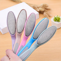 Stainless Steel Double-Headed Foot Scrubber, a Tool for Foot Care, Designed