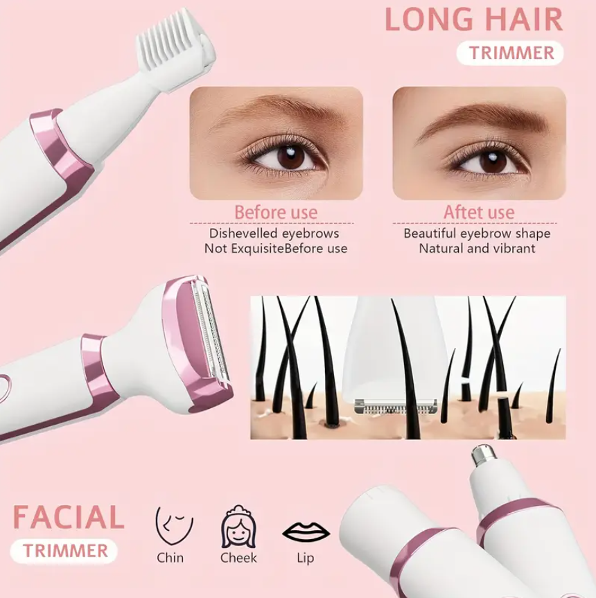 4in1 Women's Electric Hair Remover Multifunctional Women's Electric Shaver
