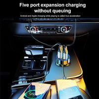 Dual Port USB 66w Fast Car Charger Suitable for Different Models of Mobile