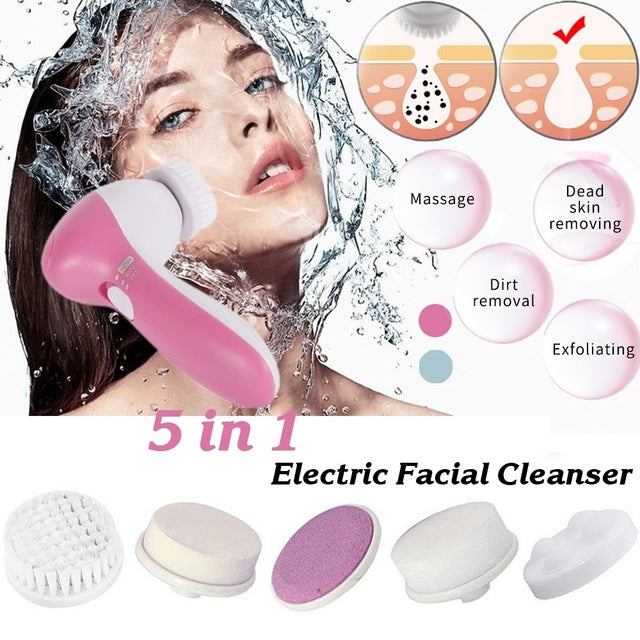 5 in 1 Face & Body Cleaner & Massager