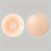 2pcs Reusable Silicone Nipple Covers, Seamless Invisible Self-Adhesive